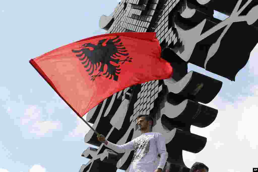 Albania Opposition Protest