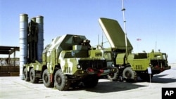 Sistema de misiles antiaéreos S-300 que el viceministro ruso Sergei Ryabkov anunció que se enviarían a Siria.