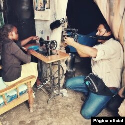 Equipa de Pedro Marcelino - Cabo-verdiano analista político e cineasta, no Canadá, grava no Quénia