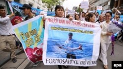 VIETNAM TAIWAN PROTEST DEAD FISH