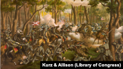 "Battle of the Wilderness" by Kurz & Allison (Library of Congress)