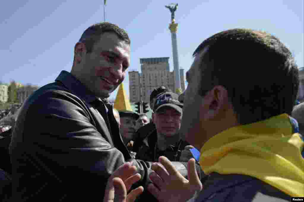 Лидер партии «Удар» Виталий Кличко