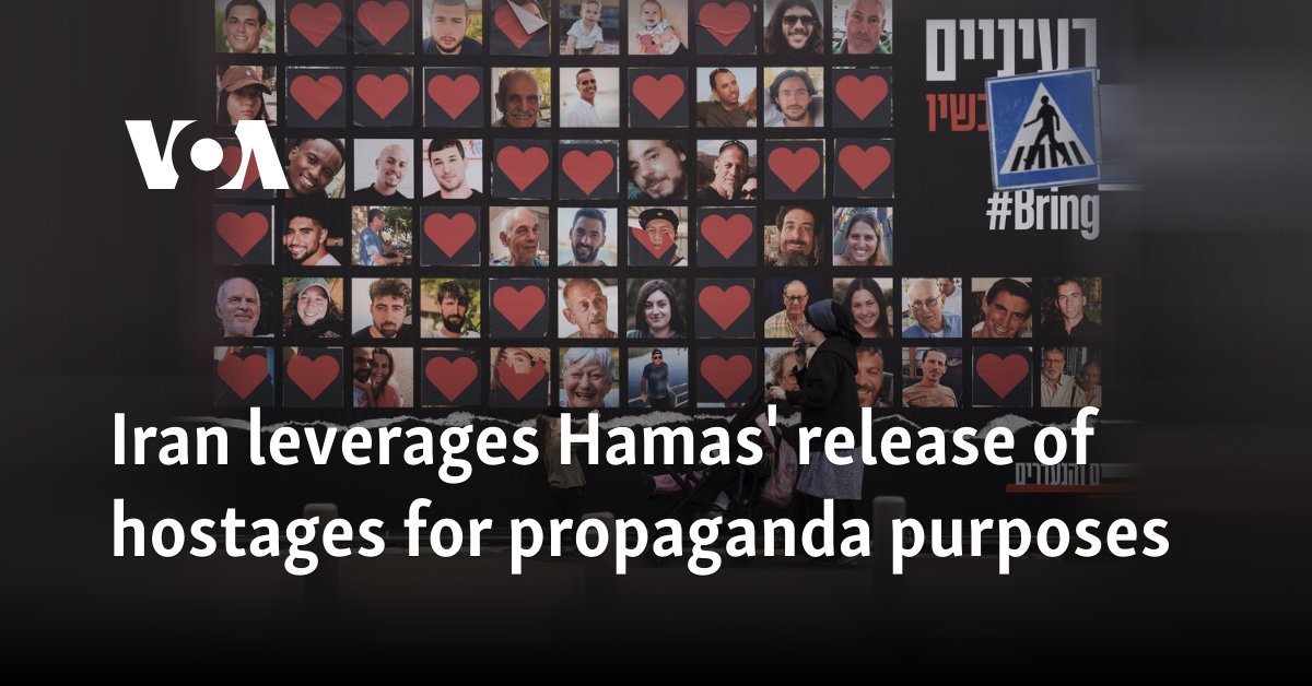 Iran leverages Hamas' release of hostages for propaganda purposes