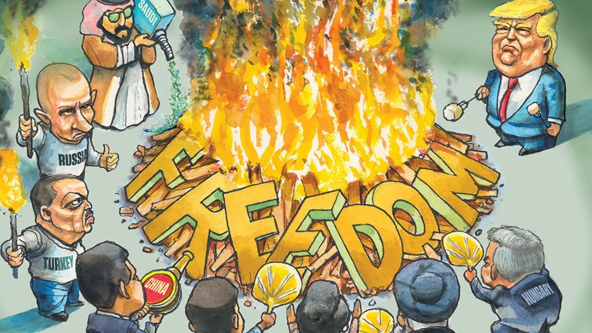 Freedom House მსოფლიოში თავისუფლება მე13 წელია, მცირდება