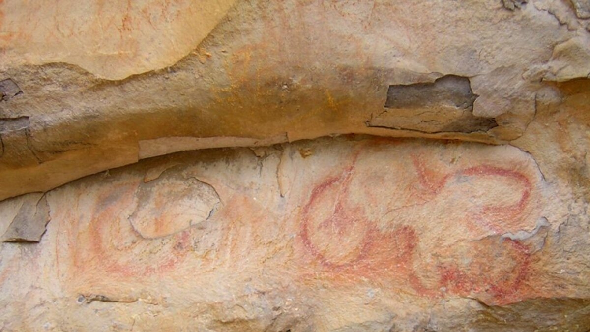 Oldest found. The oldest Rock Art.