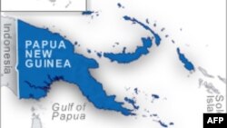 Peta Papua Nugini.