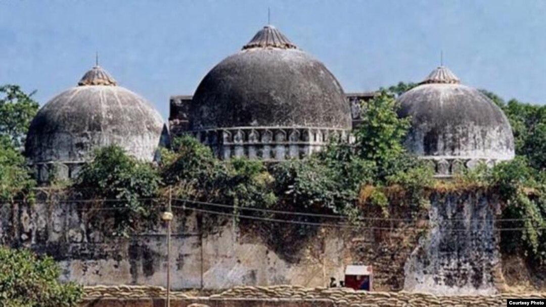 بابری مسجد۔ فائل فوٹو