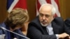 محمدجواد ظریف (راست) و کاترین اشتون در جلسه‌ای از مذاکرات هسته‌ای ایران و گروه ۱+۵ در وین - ۲۷ خرداد ۱۳۹۳