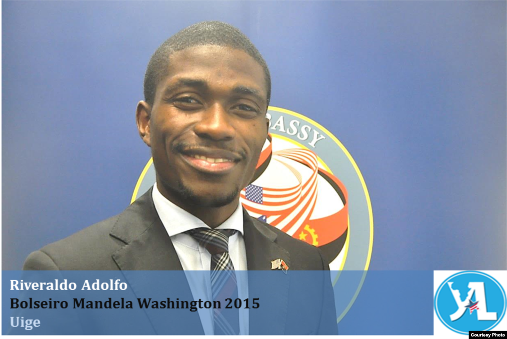 Riveraldo Adolfo - participante angolano Mandela Washington Fellowship