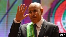 Le président de la Mauritanie Mohamed Ould Cheikh El Ghazouani.