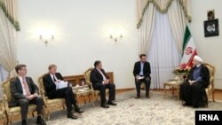 دیدار وزیر اقتصاد و انرژی آلمان با حسن روحانی رئیس جمهوری ایران در تهران - ۲۹ تیر ۱۳۹۴ 
