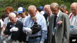 지난 2013년 6월 서울에서 열린 한국전 발발 63주년 기념행사에 참석한 한국전 참전 미군 장병들. (자료사진)