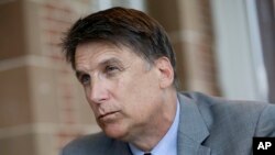 North Carolina Gov. Pat McCrory at the governor's mansion in Raleigh, N.C., April 12, 2016. 