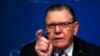 FILE - Retired U.S. Army General Jack Keane answers a question during a panel discussion at the SALT conference in Las Vegas, May 15, 2014. 