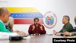 委內瑞拉總統馬杜羅2019年3月12日指責美國發動網絡攻擊（委內瑞拉總統府照片）