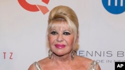 Bà Ivana Trump, vợ thứ nhất của Tổng thống Donald Trump, tại liên hoan của Viện Công nghệ Thời trang ở New York (ảnh tư liệu ngày 9/5/2016).