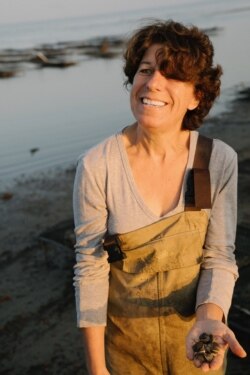 Lisa Calvo grows oysters in southern New Jersey.