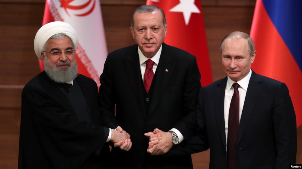 Image result for Recep Tayyip Erdogan Vladimir Putin Hassan Rouhani