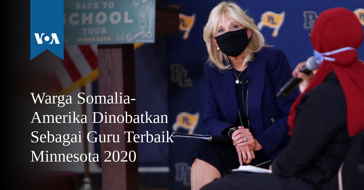 Warga Somalia-Amerika Dinobatkan Sebagai Guru Terbaik Minnesota 2020