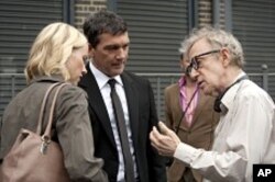 Left to Right: Naomi Watts, Antonio Banderas and Woody Allen