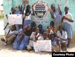 Students at the Makumbaya Lower Basic School in the Gambia. (Courtesy photo)