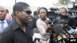 Le fils du président, Teodorin Obiang à Malabo, le 23 décembre 2014.