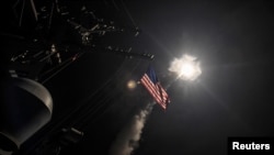 ဆီးရီးယားကို အမေရိကန် ဒုံးကျည်ပစ်လွှတ်၊ ၁၇ ဧပြီ ၂၀၁၇