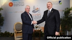 İlham Əliyev və Reks Tillerson