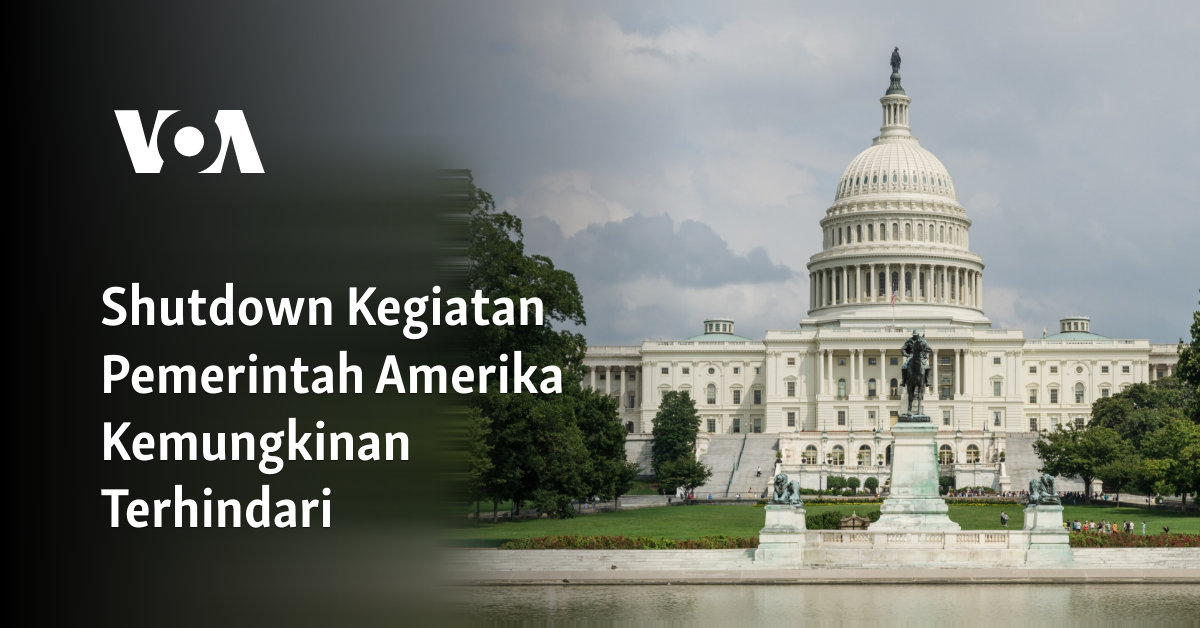 Shutdown Kegiatan Pemerintah Amerika Kemungkinan Terhindari