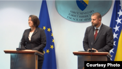 Violeta Bulc, Komesarka EU za transport i Ismir Jusko, Ministar za promet BiH