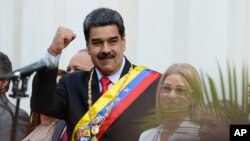 El presidente en disputa Nicolás Maduro durante en la Asamblea Nacional, el 15 de diciembre de 2019.