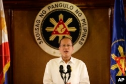FILE - Philippine President Benigno Aquino.