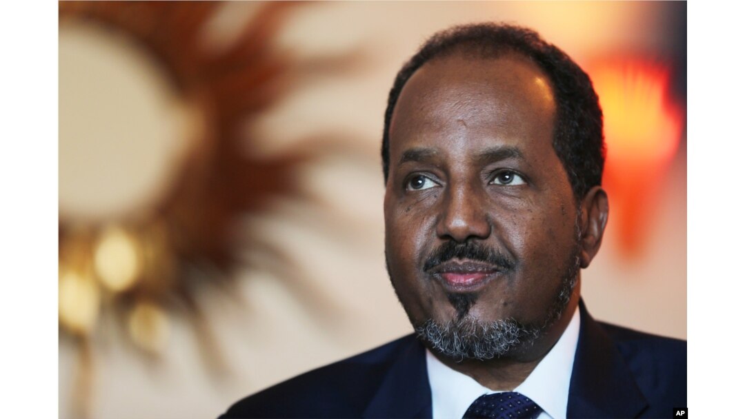FILE - Somali President Hassan Sheikh Mohamud, Nov. 17, 2015.