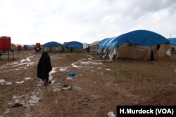 Aid organizations say the camp is overcrowded, and short of food, medical supplies and tents, al-Hol camp, Syria, March 4, 2019.