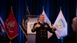 美軍太平洋艦隊水面艦隊司令布朗中將（VADM Rich Brown）2020年1月14日出席年度水面艦隊研討會。（美國海軍照片）