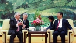 မြောက်ကိုရီးယားအရေး ကန်နိုင်ငံခြားရေးဝန်ကြီး Tillerson တရုတ်ခေါင်းဆောင်တွေနဲ့ဆွေးနွေး
