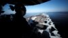 نمایی از ناو هواپیمابر «یو اس اس جان سی استنیس» در خلیج فارس
