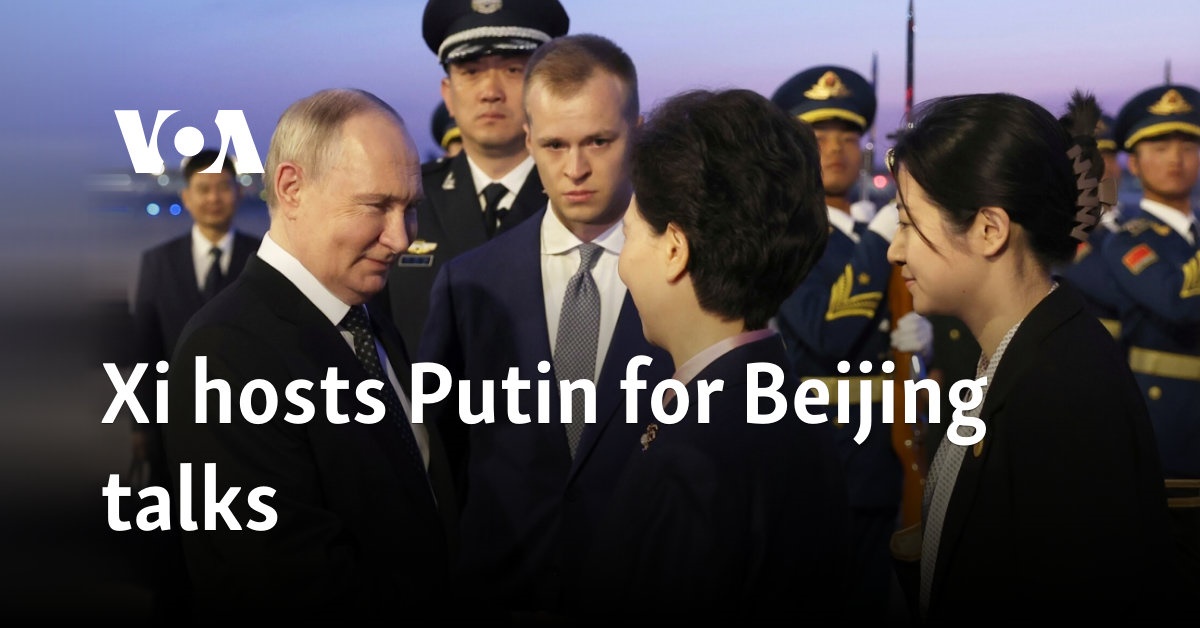 Xi hosts Putin for Beijing talks