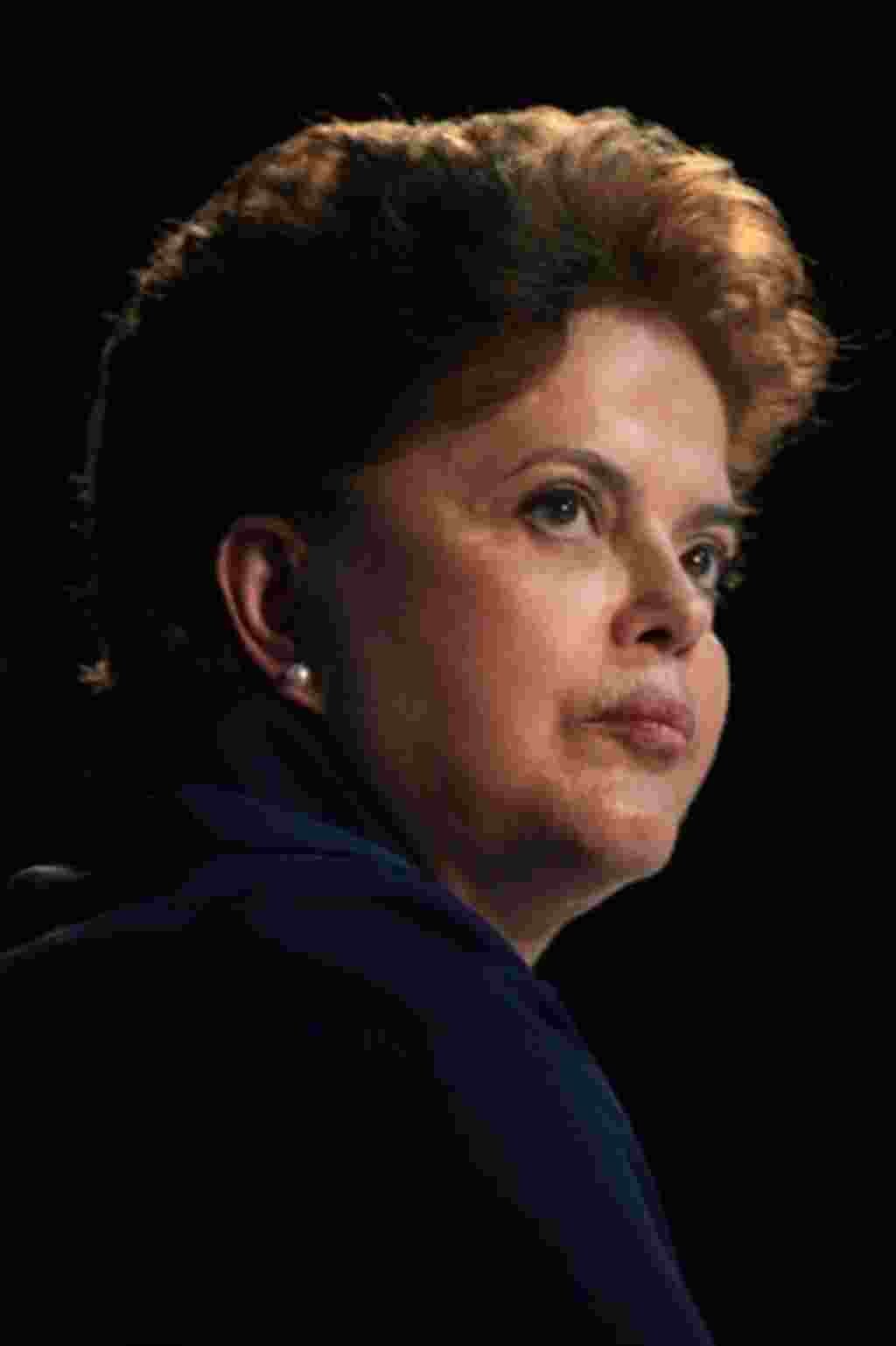 Dilma Rousseff, presidenta de Brasil.