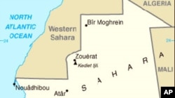 Map of Mauritania