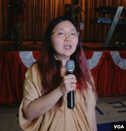 Priscillia Sundah Suntoso, Co-Founder Amerika BerSatu (Foto: VOA/Naratama).