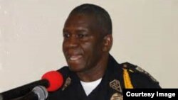 FILE - Liberian Police Chief Chris Massaquoi.