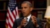 FILE - President Barack Obama speaks during an interview at the White House.