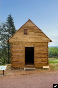 This reconstructed cabin is interpreted as the home of Sally Hemings' brother, John, and his wife, Priscilla. John was an enslaved carpenter at Monticello.