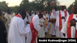 Monseigneur Edmond Djitangar Archevêque Métropolitain de N'Djamena, le 20 octobre 2017. 