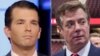 Trump Jr. y Paul Manafort plantean declarar en privado