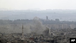 Latakia, Syria after shelling by tanks and naval ships Sunday, August 14, 2011