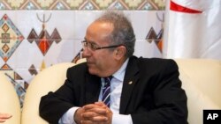 Ramtane Lamamra, nouveau conseiller diplomatique du président Abdelaziz Bouteflika, avec rang de ministre d'Etat.