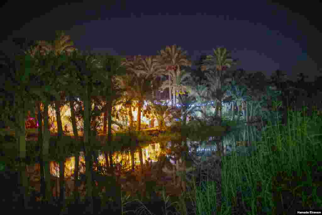 Date farmers celebrate the harvest by paying debts and hosting weddings, in Cairo, August 20, 2021. (VOA/Hamada Elrasam)