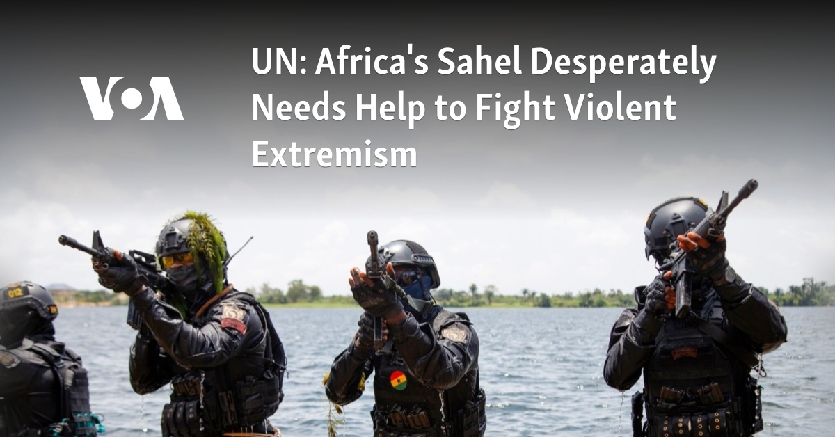 UN: Africa's Sahel Desperately Needs Help To Fight Violent Extremism